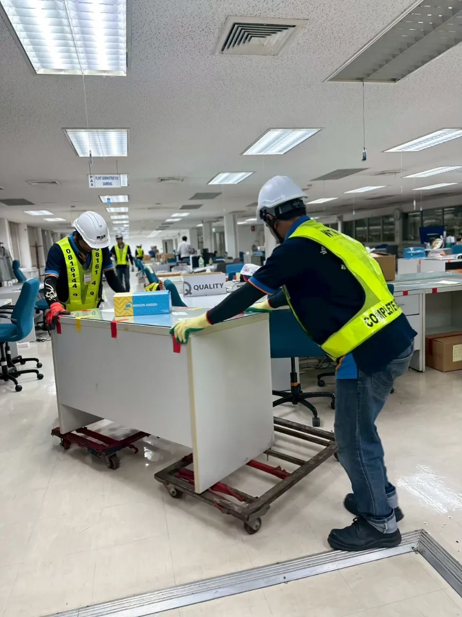 ผลงานขนย้ายออฟฟิศสำนักงาน (โรงงาน) TOYOTA 10